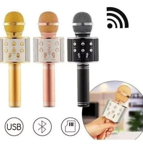 100 Micrófonos Infantil Karaoke Juguete Bluetooth Con Bocina (Usado)