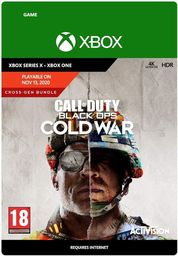 Call Of Duty®: Black Ops Cold War - Código 25 Dígitos - Xbox