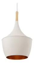Comprar Lámparas Colgantes Moderna Beat Fat Madera Blanco Apto Led