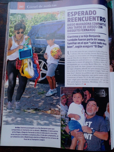 Hola! Argentina N° 327 14/2/17 Tinelli Maradona Lady Di Calu (Usado)