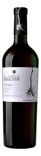 Vino Orgánico Malbec Roble Familia Cecchin 3 X 750 Cc