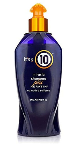 Es Un 10 Miracle Shampoo Plus Keratin 10 Oz