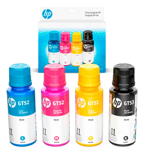 Tinta Hp 9f3n4al Bottle (gt53/gt52) Combo Pack
