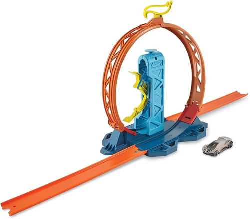 Hot Wheels Loop Acelerador 360° Auto Arma Pista Trackbuilder