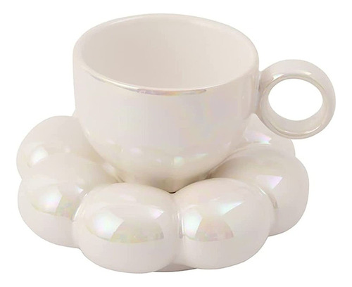 Xixiset De Taza Y Platillo Para Café Con Forma De Flor, Boni