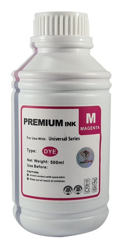 Tinta Premium P/ Impresora Cartuchos Sistema Continuo 500 Ml