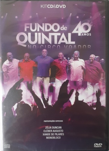 Dvd-fundo De Quintal -40 Anos No Circo Voador Cd +dvd