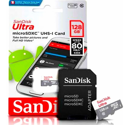 Memória Sandisk De 128giga