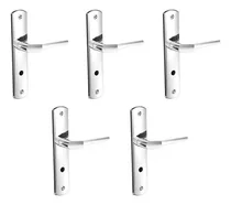 Comprar Kit 5 Fechaduras Porta Banheiro Pop Line Cromado Soprano