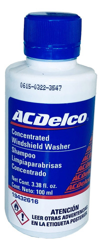 Limpiador/shampoo Parabrisas Acdelco Varios Modelos Chevrole