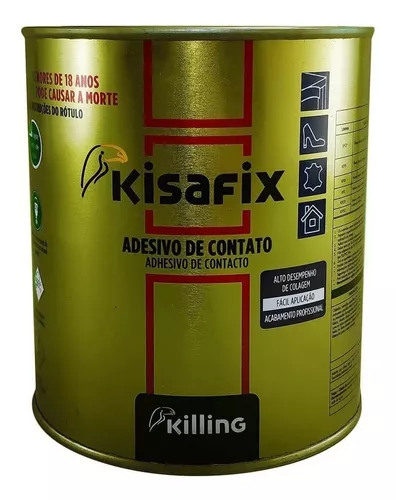 Adhesivo de contacto Kisafix Curoforte para zapatos, 700 g, pegamento  líquido que mata el contacto