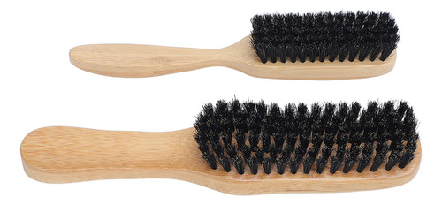 Cepillo Para Barba, Mango Ergonómico Y Bigote, 2 Unidades