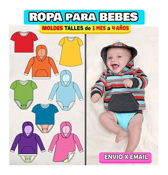 Moldes Ropa De Bebe 8 Modelos Tamaño Real Todos Los Talles | Cuotas sin interés Moldes Ropa De Bebe 8 Modelos Tamaño Real Todos Los Talles | Cuotas sin interés