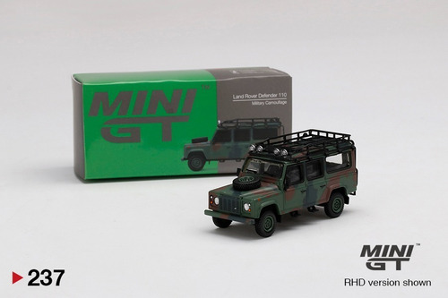 Imagem 4 de 4 de Land Rover Defender Camuflada - 1:64 - Mini Gt
