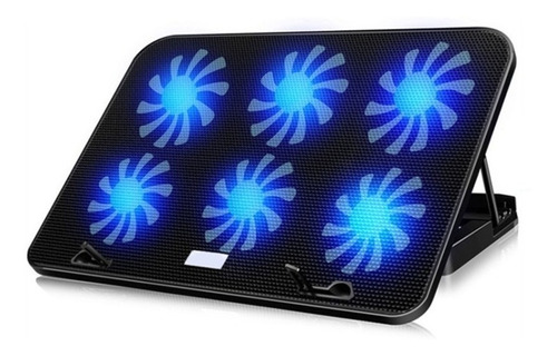 Base Para Notebook Ice Coorel A9 Led Azul Premium