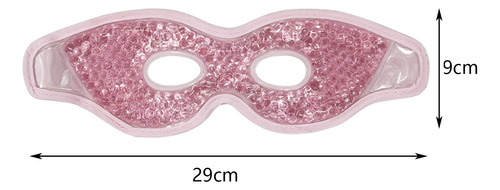 2 Mascarilla De Gel Para Ojos Con Orificios Rosa