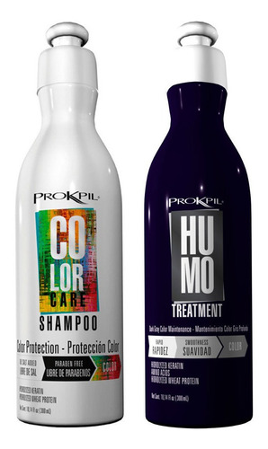 Kit Shampoo Color Care + Matizador Humo Prokpil Cvl