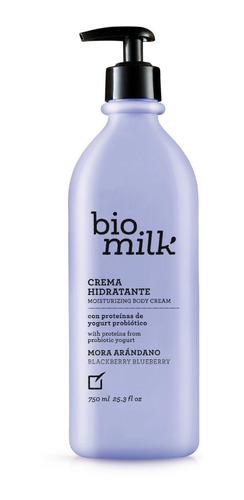 Crema Hidratante Biomilk Bio Milk Mora A - mL a $58