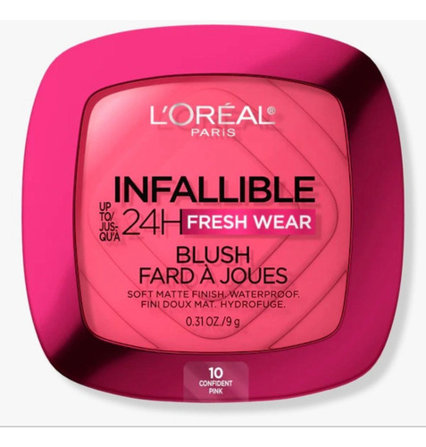 L'oréal | Infallible 24h Fresh Wear Soft Matte Blush Tono del maquillaje 10 Confident pink