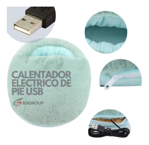 Calentador De Pies Electrónico Auto Usb Caliente