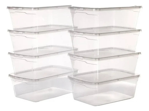 Cajas Multiusos Con Tapa Apilables Prodeplas