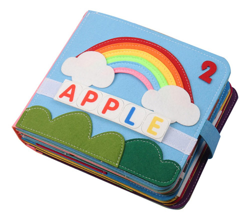 Story Cloth Book Educativo Preescolar Juguete Sensorial
