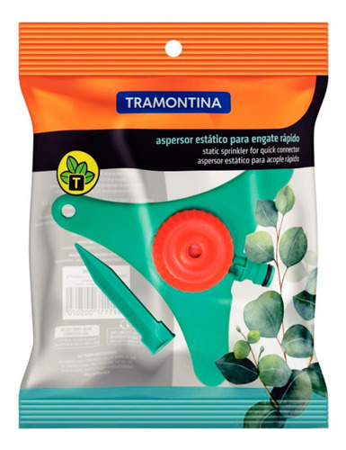Imagen 4 de 9 de Aspersor Estatico Riego Con Base De Apoyo Tramontina