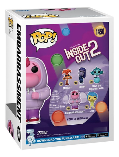 Funko Pop Disney Inside Out Intensamente 2 Verguenza .