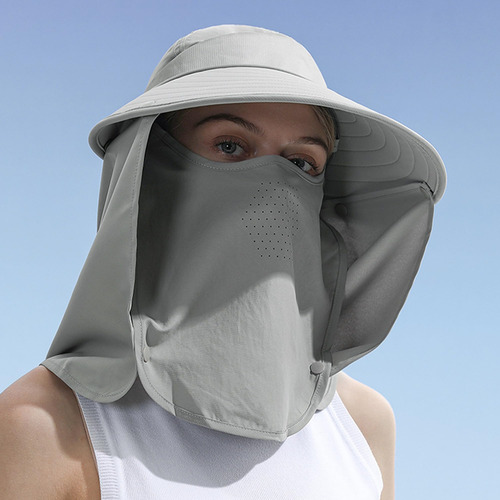 Eimmabey - Sombrero De Pesca Para Mujer, Con Cubierta Facial