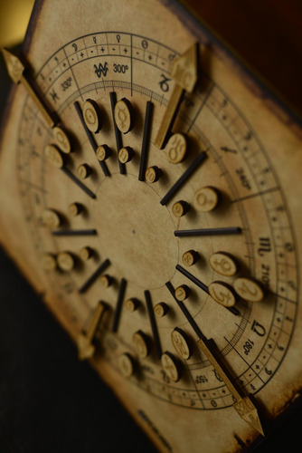 Imagen 5 de 6 de Pizarra Astrológica Magnética Modelo 3 + Piezas Imantadas