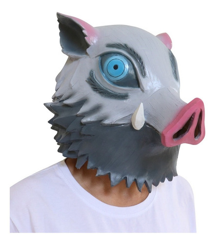 Disfraz De Hashibira Inosuke Máscara De Cerdo 