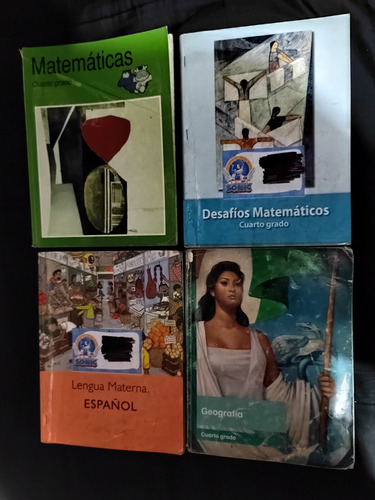 Libros De Primaria De Cuarto Grado.