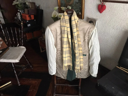 Oscar De La Renta Blazer 100 % Wool Worsted Gold Button,usa Verde Liso 44r (Usado)