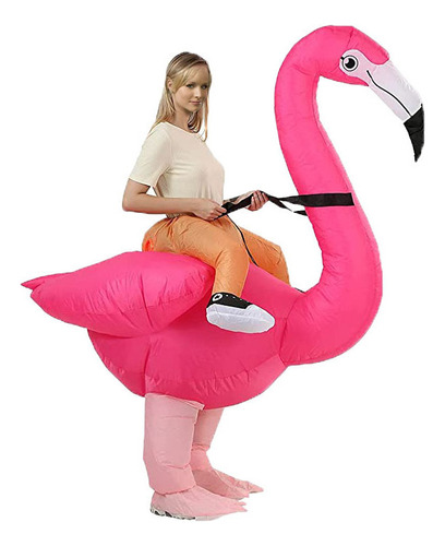 Disfraz De Muñeca Inflable De Flamencos Para Cosplay De Hall