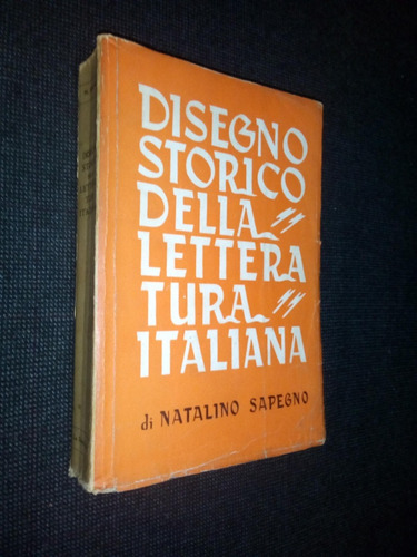 Disegno Storico Della Lettera Tura Italiana  Sapegno