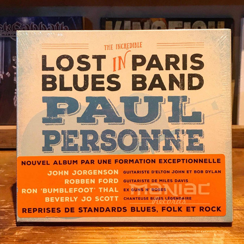 Paul Personne  Lost In Paris Blues Band Cd + Dvd Robbe Manc