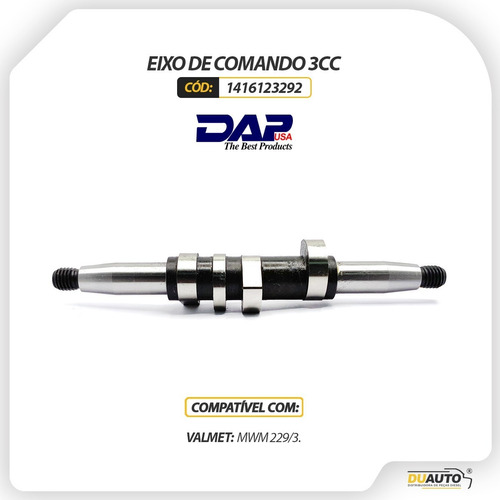 Eixo De Comando 3cc Compatível Com Valmet 229/3 - 1416123292