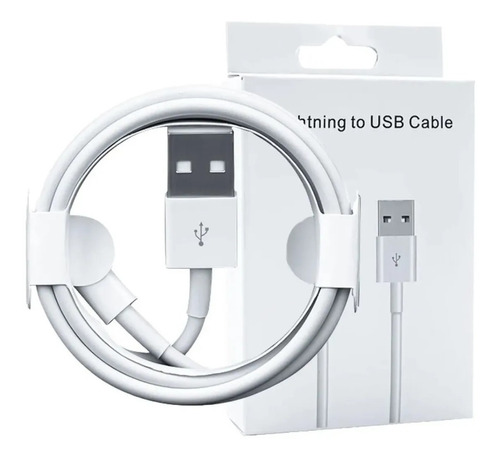Cable Cargador Usb Datos Para iPhone 5 A 15 Pro Max 1m 