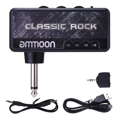 Imagen 10 de 10 de Amplificador De Audio Con Efecto Rock Jack Con Audífonos R