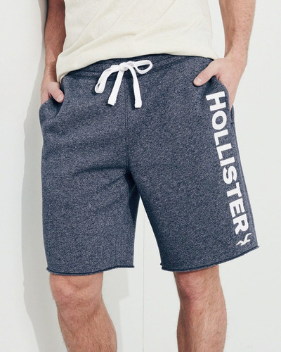 Bermuda Moletom Hollister 100% Original A Pronta Entrega 004 | Mercado Livre