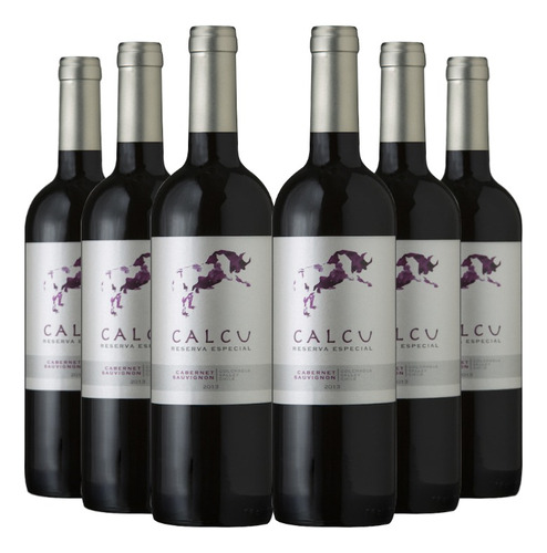 6 Vinos Calcu Reserva Cabernet Sauvignon