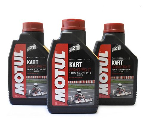 Aceite Moto 2t Sintetico 100% Motul Kart Grand Prix 3 Litros