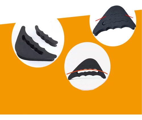 2 Pares De Tapones Para Zapatillas Planas Unisex Con Relleno