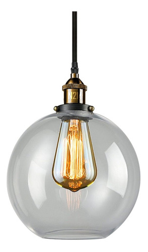 Lampara Colgante Led Tribeca E27 Bronce Techo Premium