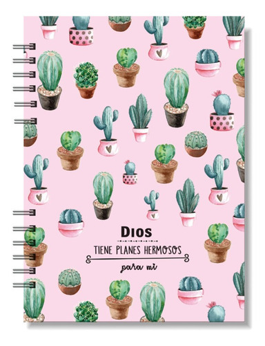 Cuaderno A5 Tapa Dura - Dios Tiene Planes