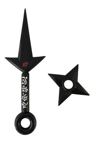 Kunai Minato Hokage 24 Cm + Shuriken 9 Cm - Naruto - Anime