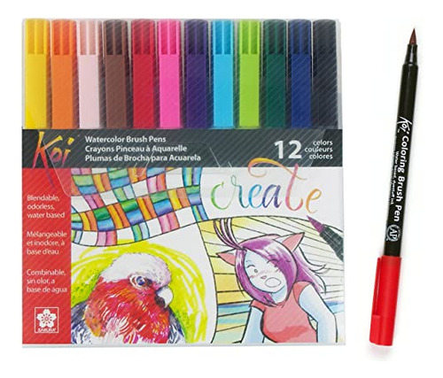 Sakura Koi Coloring Brush Pens - Juego De Pinceles Para Acua