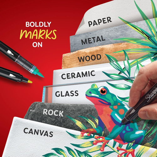 Marcadores Sharpie Creative Acrílicos Punta Bala 5 Pz