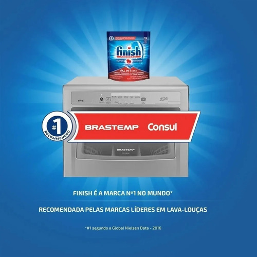 Kit Finish Powerball 2 Tablets + 1 Secante Abrilhantador