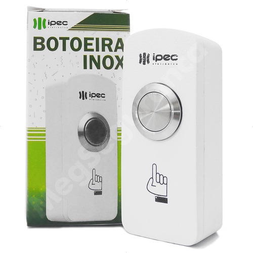 Botoeira Aço Inox Contato N/a Ipec Resistente Alta Qualidade